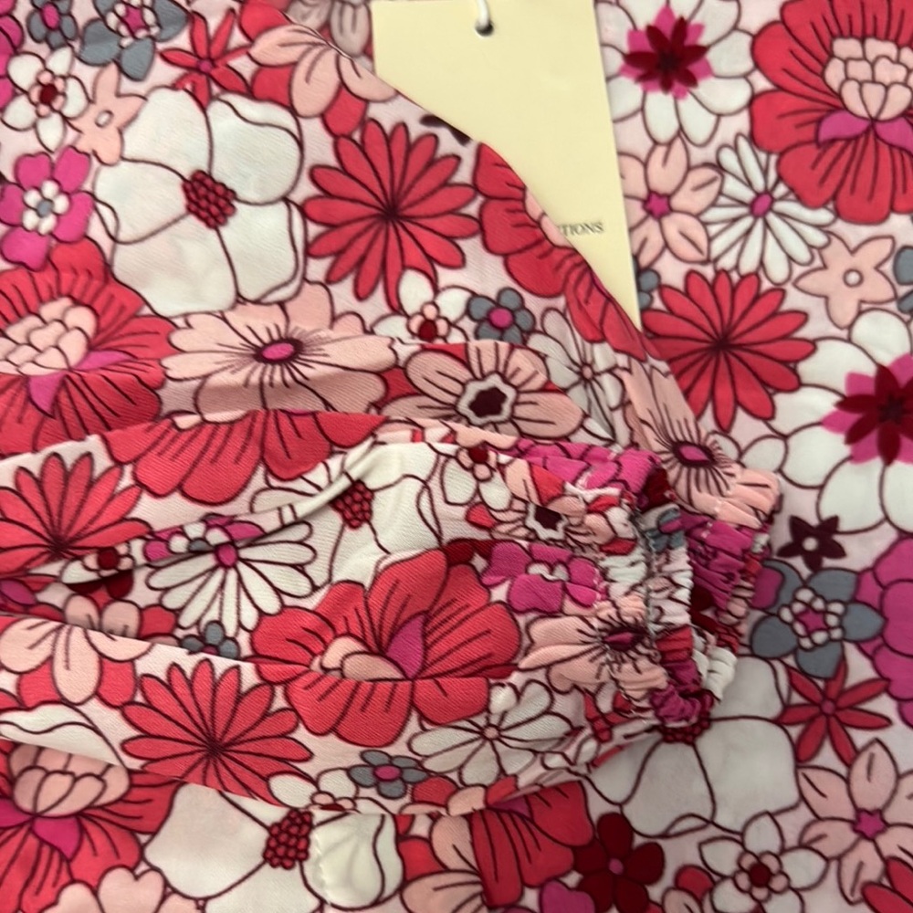 Floral Pink Maxi Dress - Picture 5 of 5